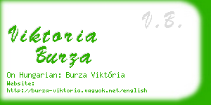 viktoria burza business card