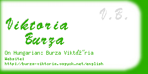 viktoria burza business card